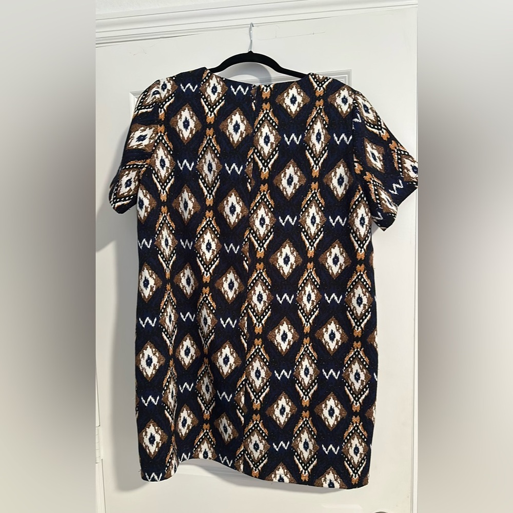 Blue Aztec Dress - Picture 2 of 3